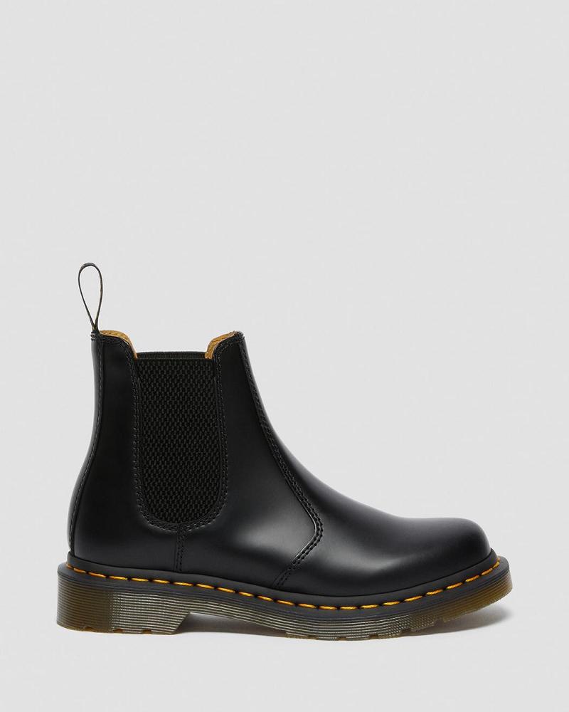 Dr Martens 2976 Smooth Læder Ankelstøvler Dame Sort | DK 34TCE